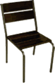 Стул с деревянной спинкой и сиденьем
