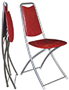 Стул складной на металлокаркасе,  мягкий складной стул, кухонные складные стулья, складные стулья дешево, стул складной со спинкой М4-05