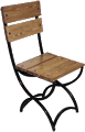 Садовая мебель для дачи - складной стул М6 с досками из сосны