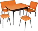 Обеденная группа венге, обеденные группы оптом, кухонные столы и стулья, обеденные группы
