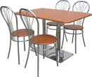 Обеденная группа "Премиум-10", столы и стулья для летнего кафе, мебель для ресторанов и кафе, куплю столы и стулья для кафе