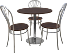 Столы и стулья для кафе, мебель для кафе баров ресторанов, обеденная группа "Премиум-12", столовые группы