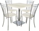 Столовые группы, столы и стулья для кафе, мебель для кафе баров ресторанов, обеденная группа "Премиум-13"