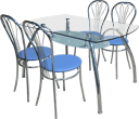 Кухонный стол и стулья, обеденные группы цены, обеденные группы для кухни, обеденная группа "Премиум-5"