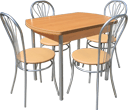 Обеденные группы для кухни, кухонный стол и стулья, столовые группы, обеденная группа "Стандарт-3", обеденные группы цены
