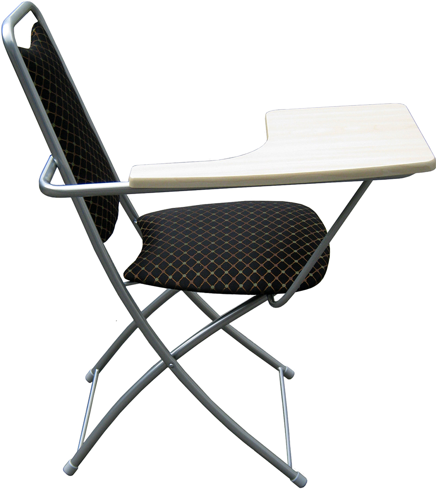 Стул складной офисный. Складной стул м4-051 с пюпитром. Складной стул со столиком м4-051. Стул складной Сандлер 7401 с пюпитром и подлокотниками. Стул с пюпитром Комус.