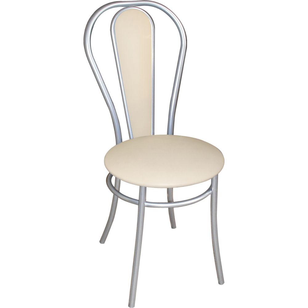 Современные стулья на металлокаркасе для кухни